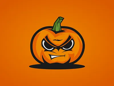 Mad Pumpkin abstract design abstract logo branding cartoon character character design design haloween icon illustration logo logo design concept logo designer logo vector mark mascot mascot logo pumpkin vector vegetable