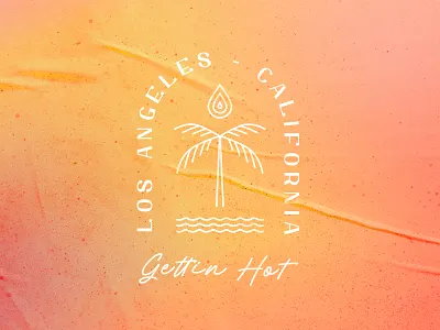 Gettin Hot colorful design gradients illustration lockup typography vector