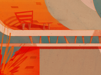 36 Days of Type | S 36days s 36daysoftype architecture beach illustration retro