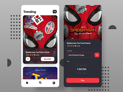 Spiderman adobe xd animation app branding design figma flat icon illustration minimal red spiderman typography ui ui design ux web web design webdesign website