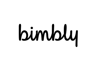 bimbly — Baby Products brand branding calligraphy font hand lettering identity lettering logo logo design logotype type typeface typography visual identity wordmark