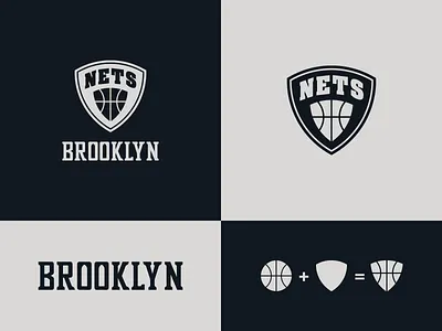 Brooklyn Nets - proposal badge design badge logo basketball logo brand design brand identity branding brooklyn ny icon identity design identity designer logo logo design logo design concept logo designer logotype mark sports branding sports logo typography wordmark