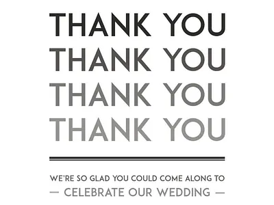 1920s-style thank you card detail 1920s black and white clean elegant gettin hitched rocks grey minimal thank you card vintage wedding