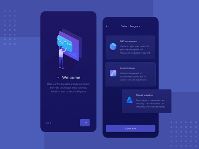 To B Product Concept Design app collaboration design illustration ui