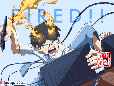 Fired! manga anime csp fanart