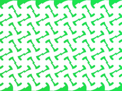 Pattern X art digital green illustration vector