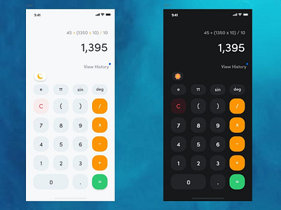 Calculator Application app application design application ui calculator calculator app calculator ui freebie template ui ux