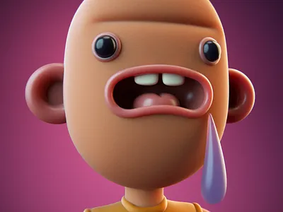 Bully 3d illustration character design