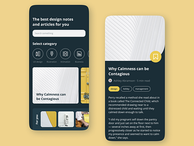 News app app app design article design interface design ios mobile mobile app news typography ui user interface ux