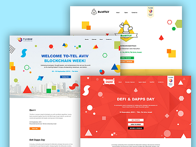 TLVBW Branding blockchain branding screens web