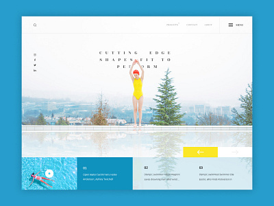 Hero concept design template website