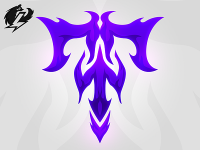 T Tribal art design logo tribal typography vector