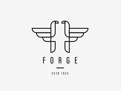 Forge art brand brand design branding design digital art digitalart font graphic graphic design icon iconography illustration logo logo design logomark logotype modern typography vector