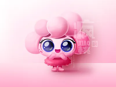 Rural monster——Cauliflower cauliflower fashion girl illustration monster rural