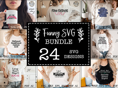 Funny SVG Bundle crafters svg design graphic design svg svg for crafters svg quotes vector