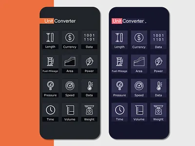 Unit Converter - iOS Project app app design apple branding currencies currency currency converter design designer hsg instagram ios app ios design iphone apps kgtogm mobile app design ui design uiux unit converter units