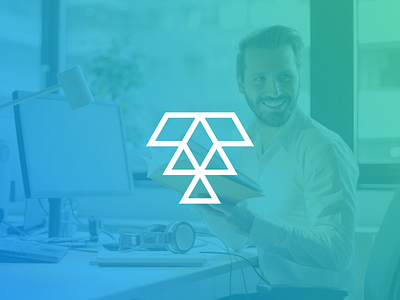 Abstract modern icon 99designs app branding design flat geometric icon illustration inspiration internet line art logo modern mono line simple tech tech design typography ui vector