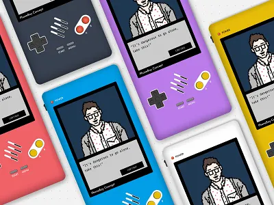 PhoneBoy New Pixel Art concept design figma gameboy gaming handheld pixel art pixels retro