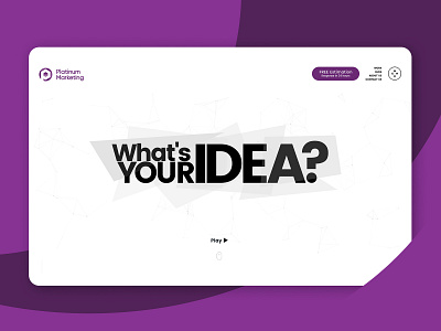 Platinum Marketing - Web Design branding design graphic design illustrator typography web