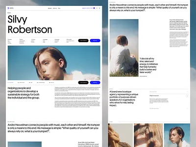 Speakers for Good about booking design detail detail page ecommerce exploration grid information layout minimal overview purpose speaker speakers ui usp ux webdesign