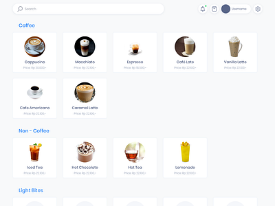 Point of Sales Coffe Shop coffee coffee shop point of sale ui design web app design web application