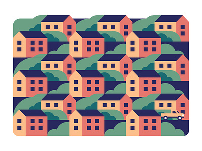 City Pattern 2d 2d art art building building icon car city design graphic art graphic design icon illustration landscape pattern pattern art pattern design pickup vector vector art