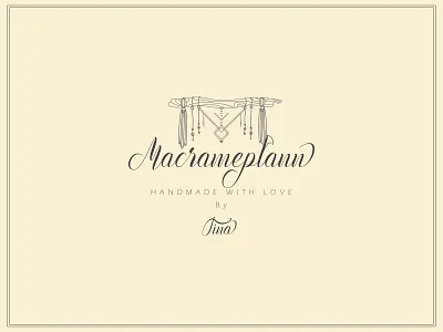 Logo Type Macrame animation art brand branding clean design flat graphic design icon identity illustration illustrator lettering logo minimal type typography ui ux vector