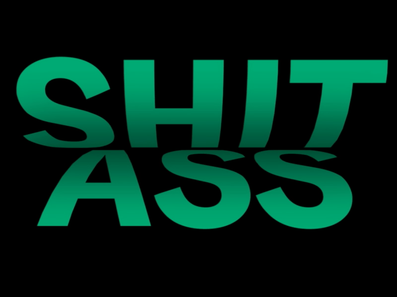 S... Ass 3d animation c4d design gif loop motion motion design poster type typo typography