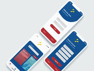 Travel App UI app branding design flat illustration logo minimal travel ui ux vector web