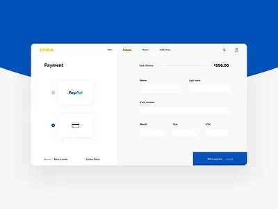 IKEA Credit Card Checkout design logo ui ui ux design ux ux ui web website