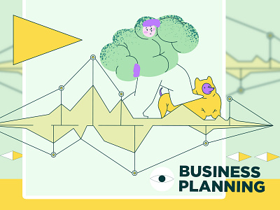 Vector illistration pack for Craftwork. Business planning big data flat vector web illustration