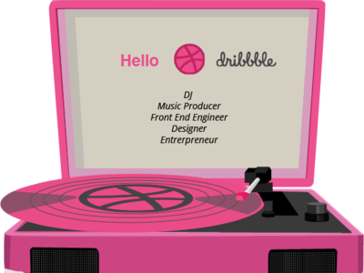 Hello Dribbble! design illustration vector