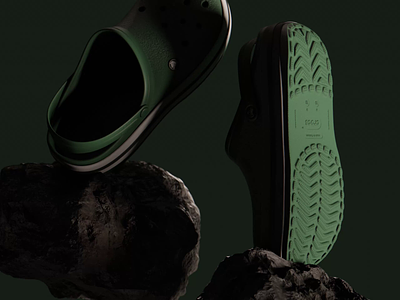 Crocs 3d ad blender cgi crocs render shoe shoes video
