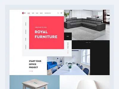 E-commerce Landing Page Single Product chair creative dark design ecommerce shop furniture home decor landing page landingpage office decor portfolio red shopify sofa ui ui design uiux user interface ux website