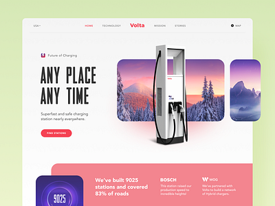 Volta Charging Station Website activity atmosphere battery station business car charging map charging service charging station development digital marketing ecology filling improvement location navigation platform technology vehicle web