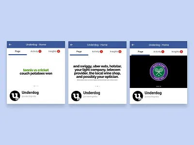 Facebook Cover branding facebook google font hotstar raleway series sports swiggy typography ubereats writing