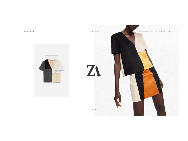 ZARA.COM REDESIGN CONCEPT. FOR PEOPLE, NOT FOR FASHION. 01. animated animation concept figma gif interaction logo principle redesign screen slider ui uiux usability ux web design zara