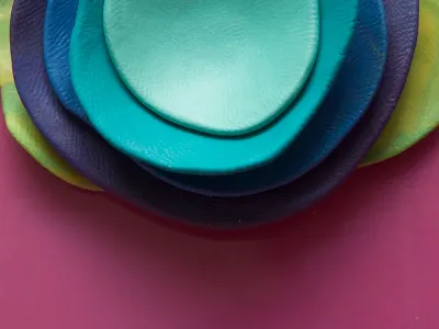 Experimental abstract color experiment illustration layers material modelling clay plasticine plastillustration test texture