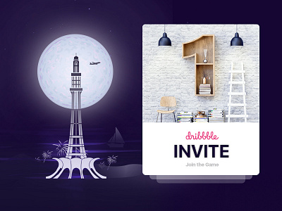 Invitation agency app color illustraion lahore translations ui weathered
