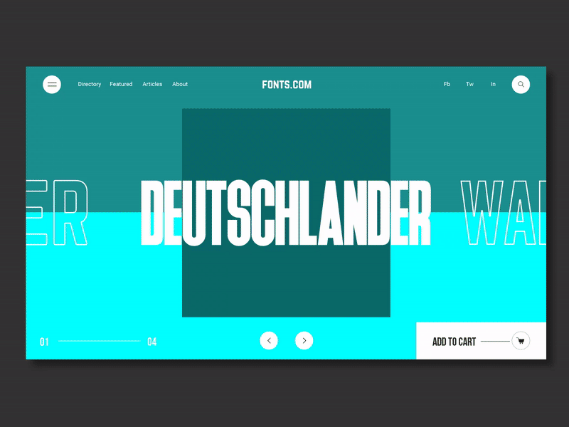 Condensed Font Promo