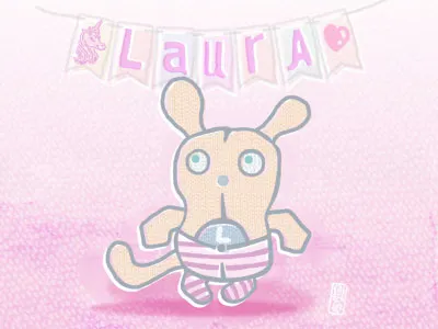 laura coloru doodle hand drawn illustration laura line pencil portrait sketch texture vector