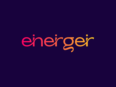 eineirgeir application logo application software logo brand branding branding agency branding identity colorful gradient identity identity design lettering letters logo logo design logos logotype software logo typography