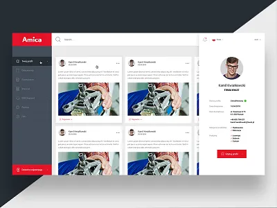 Supply panel design ui ux uxui website xd design