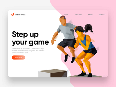 Dribbble Spotlight Header Concept Copy branding design illustration website