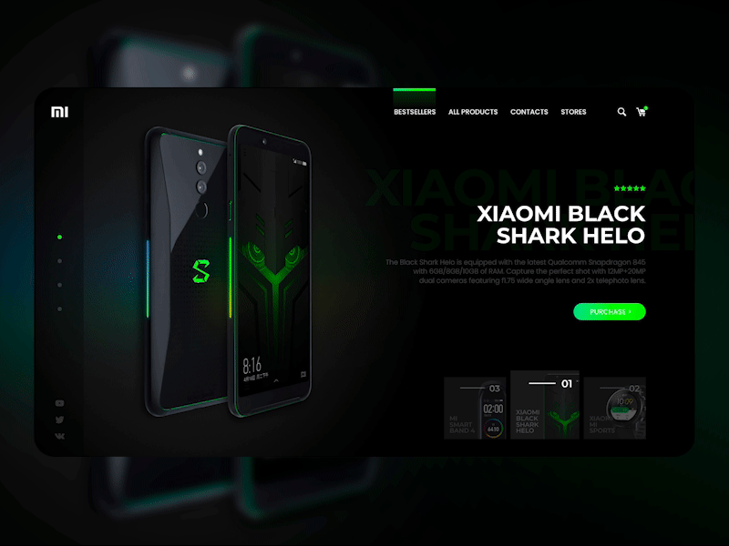 Xiaomi Store Concept adobe xd animation concept creative design interface motion site store ui ux web web design xiaomi