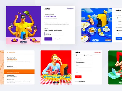 Customizable WiFi splash screens blue clean design green interface login orange purple red splash splash screen splashpage ui ux web website wifi