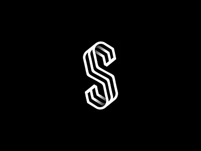 S Lettermark font icon identity letter s lettermark line lines logo logotype mark monogram simbol typedesign typeface typography