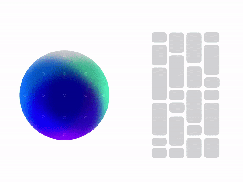 Sorting mechanism animation bubble bubbles design dynamic experience experimental gradient invision studio invisionstudio navigation sorting ui ux web