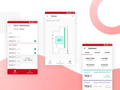 Industrial Automation: a configurator app app design automation configurator dashboard dashboard app electric electrician industrial industrial automation iot monitoring dashboard sketch ui voltage