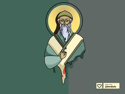 Hvala! art artist borabula holy hope illustraion sketch vector